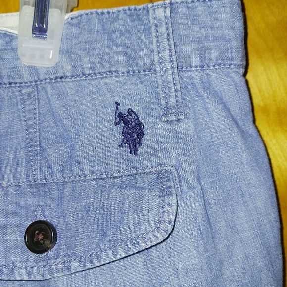 US Polo Association Men's Shorts Blue Size 40 Flat Front - Picture 5 of 5